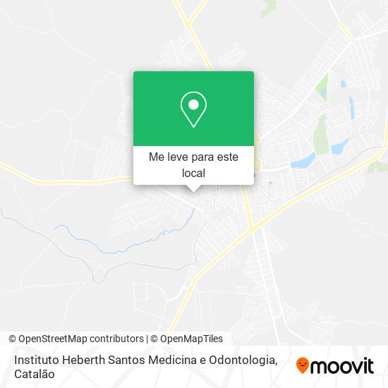 Instituto Heberth Santos Medicina e Odontologia mapa