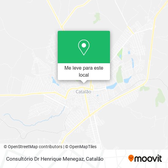 Consultório Dr Henrique Menegaz mapa