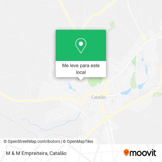 M & M Empreiteira mapa