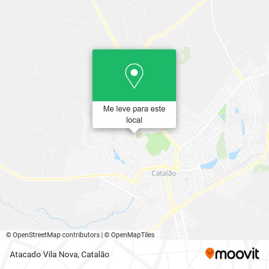 Atacado Vila Nova mapa