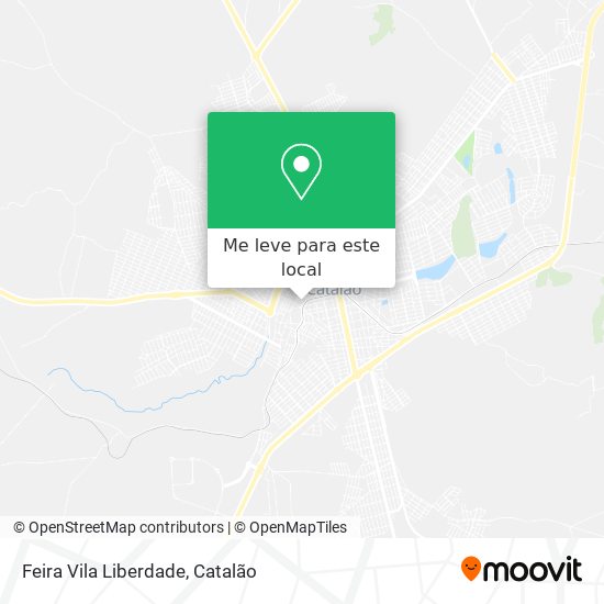 Feira Vila Liberdade mapa