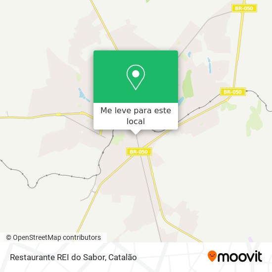 Restaurante REI do Sabor mapa