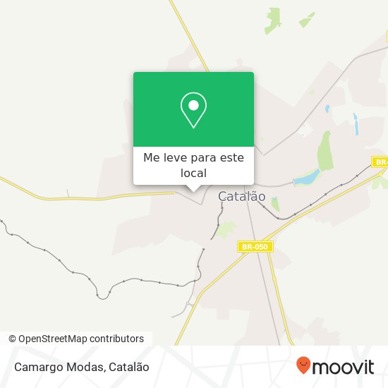 Camargo Modas, Rua Planaltina, 155 Catalão Catalão-GO 75712-040 mapa