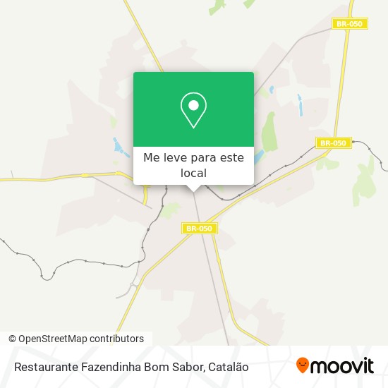 Restaurante Fazendinha Bom Sabor mapa