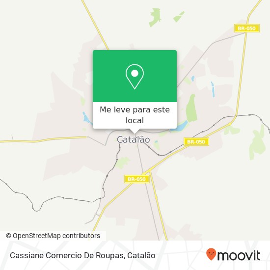 Cassiane Comercio De Roupas, Rua Egerineu Teixeira, 153B Catalão Catalão-GO 75701-240 mapa