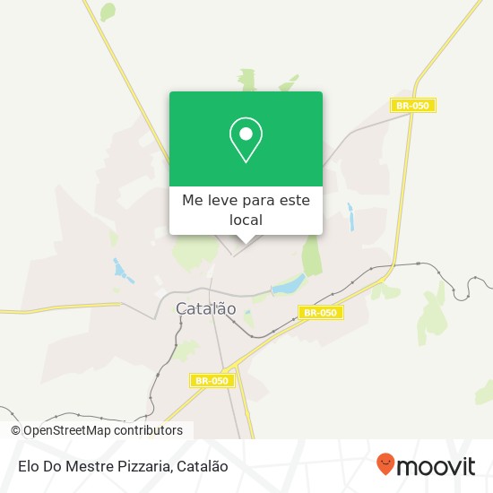 Elo Do Mestre Pizzaria, Avenida Doutor Lamartine Pinto de Avelar, 425 Catalão Catalão-GO 75703-170 mapa