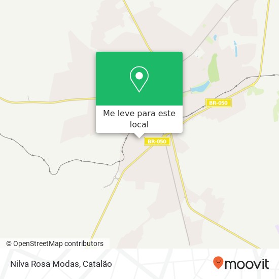Nilva Rosa Modas, Rua Haidê Evangelista da Rocha, 468 Catalão Catalão-GO 75709-430 mapa