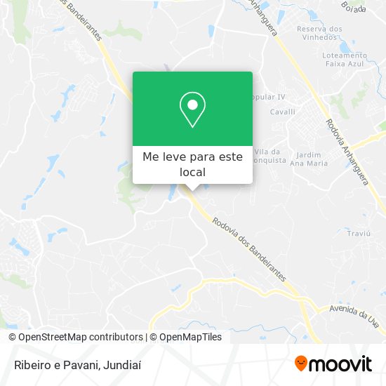 Ribeiro e Pavani mapa