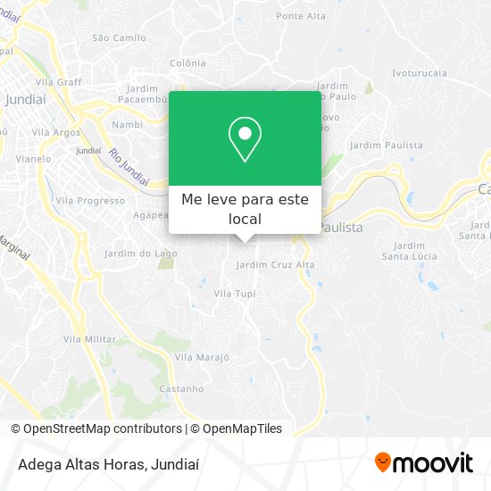 Adega Altas Horas mapa