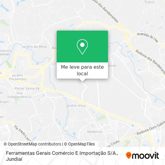 Ferramentas Gerais Comércio E Importação S / A. mapa