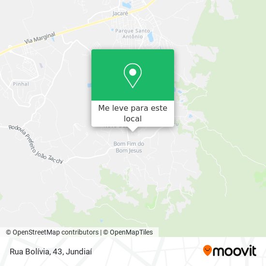 Rua Bolívia, 43 mapa