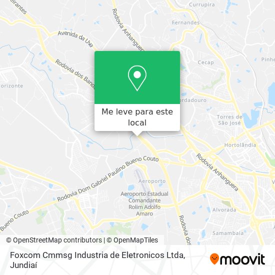 Foxcom Cmmsg Industria de Eletronicos Ltda mapa