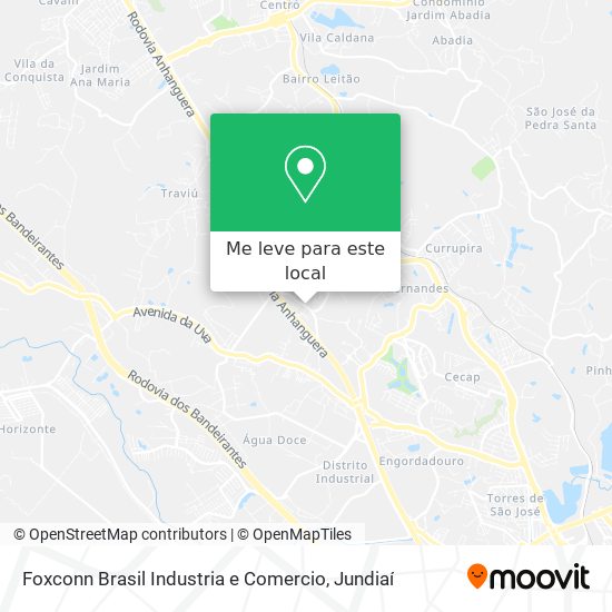 Foxconn Brasil Industria e Comercio mapa