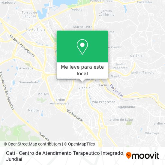 Cati - Centro de Atendimento Terapeutico Integrado mapa
