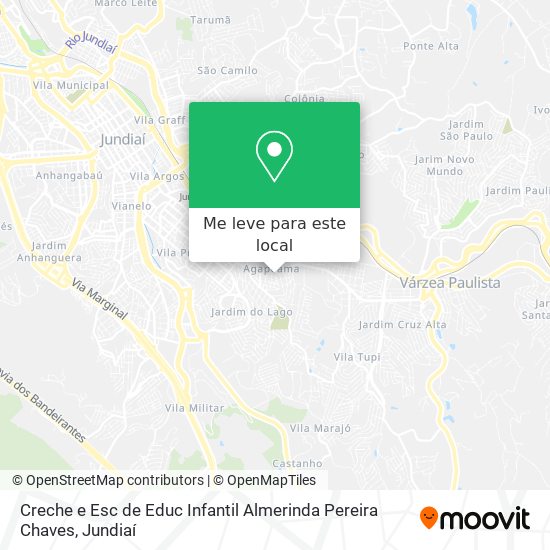 Creche e Esc de Educ Infantil Almerinda Pereira Chaves mapa