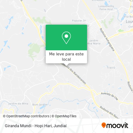 Giranda Mundi - Hopi Hari mapa