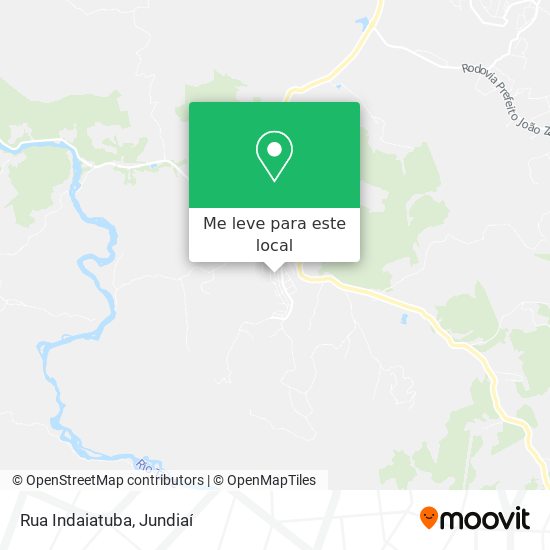 Rua Indaiatuba mapa