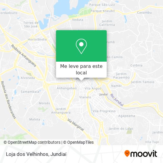 Loja dos Velhinhos mapa