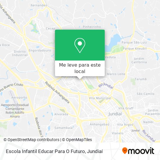Escola Infantil Educar Para O Futuro mapa