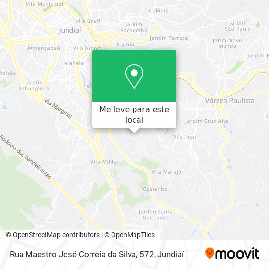 Rua Maestro José Correia da Silva, 572 mapa