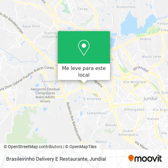 Brasileirinho Delivery E Restaurante mapa