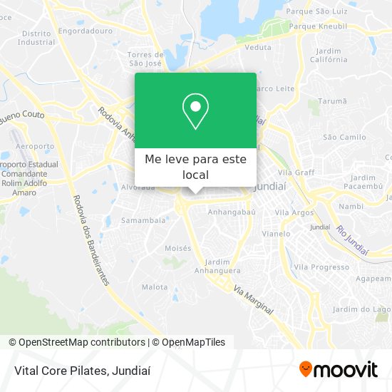 Vital Core Pilates mapa