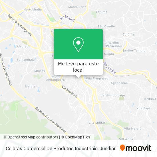 Celbras Comercial De Produtos Industriais mapa