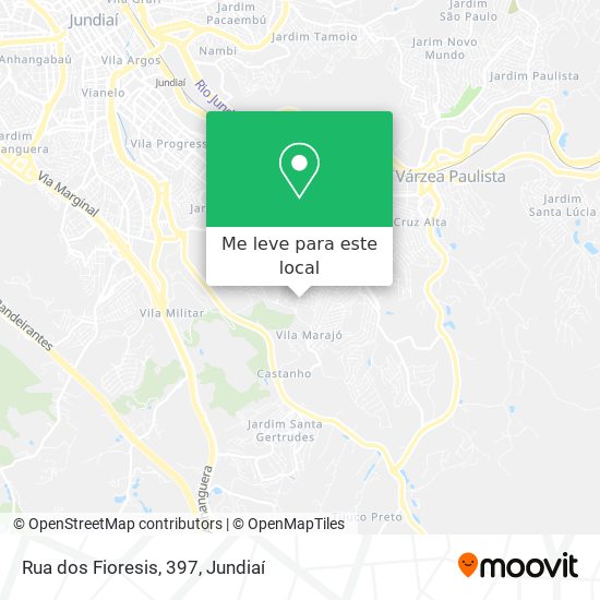 Rua dos Fioresis, 397 mapa
