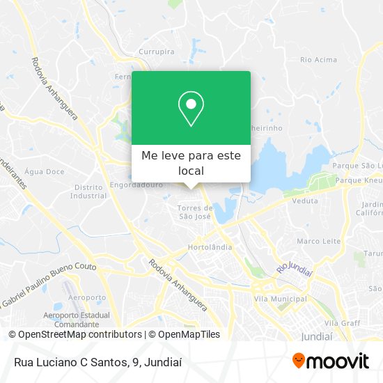 Rua Luciano C Santos, 9 mapa