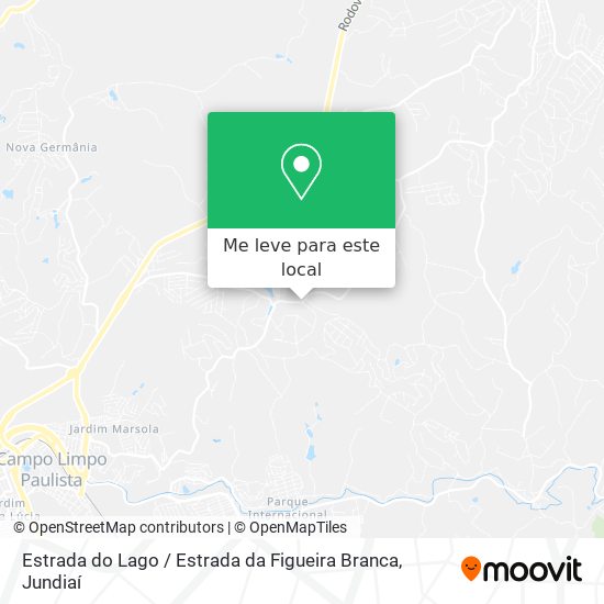 Estrada do Lago / Estrada da Figueira Branca mapa