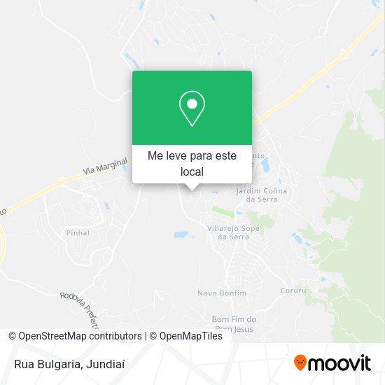 Rua Bulgaria mapa