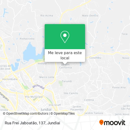 Rua Frei Jaboatão, 137 mapa