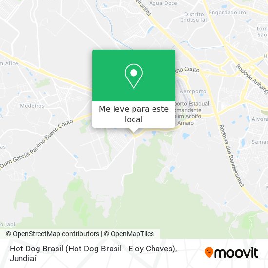 Hot Dog Brasil (Hot Dog Brasil - Eloy Chaves) mapa