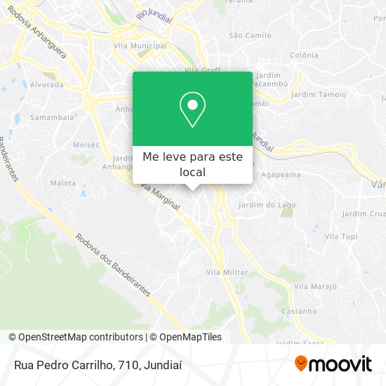 Rua Pedro Carrilho, 710 mapa