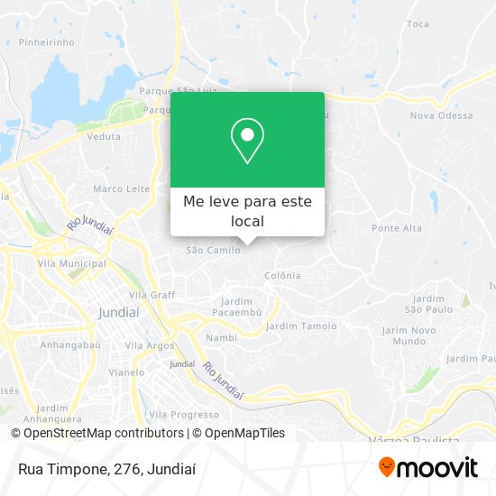 Rua Timpone, 276 mapa