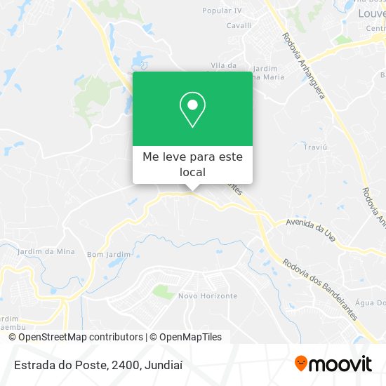 Estrada do Poste, 2400 mapa