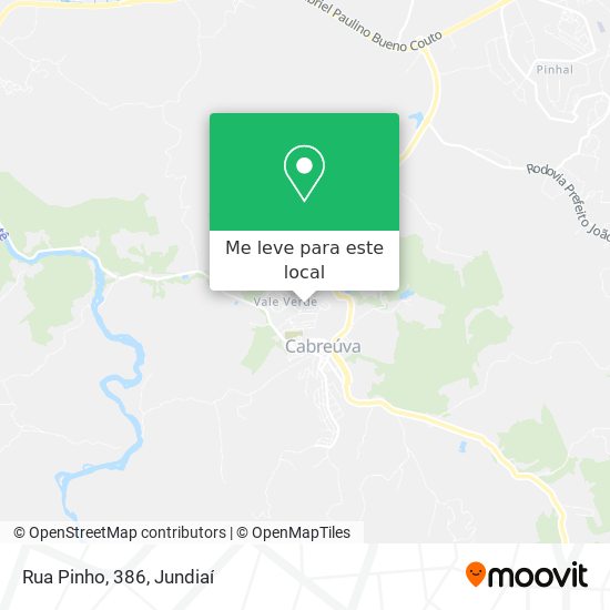Rua Pinho, 386 mapa