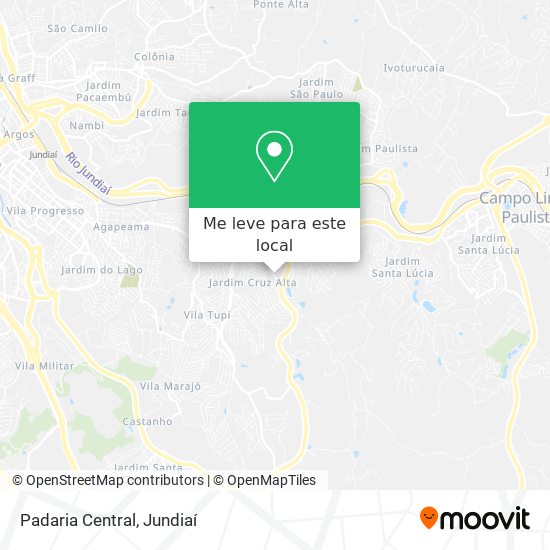 Padaria Central mapa