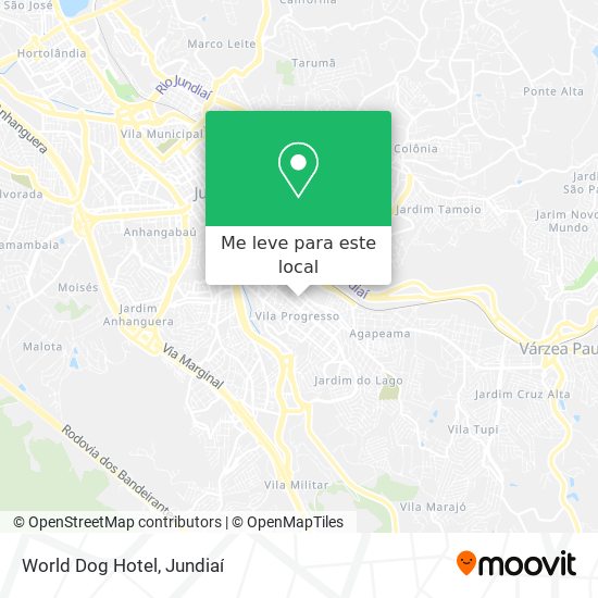 World Dog Hotel mapa