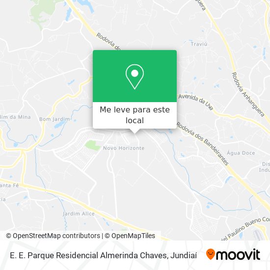 E. E. Parque Residencial Almerinda Chaves mapa