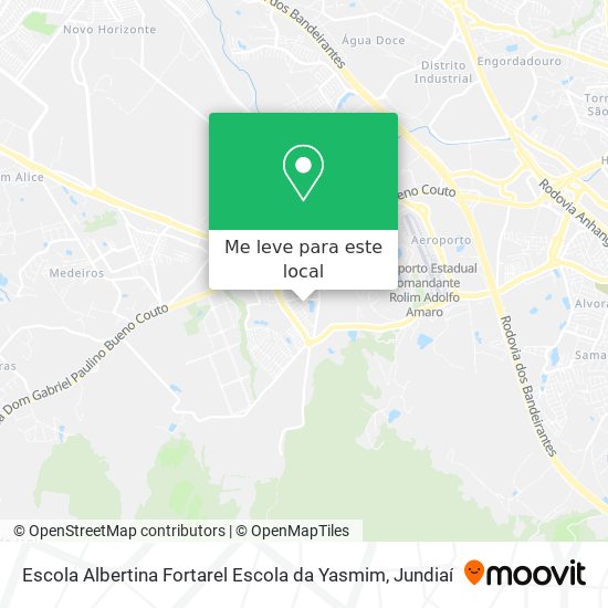 Escola Albertina Fortarel Escola da Yasmim mapa