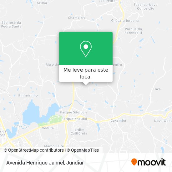 Avenida Henrique Jahnel mapa