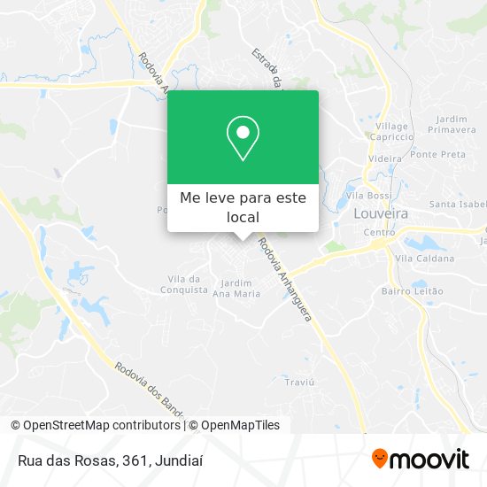 Rua das Rosas, 361 mapa