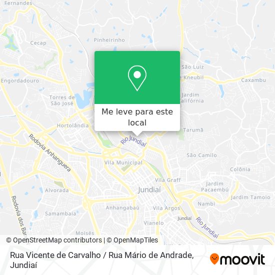 Rua Vicente de Carvalho / Rua Mário de Andrade mapa