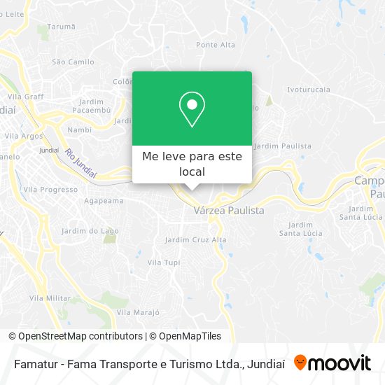 Famatur - Fama Transporte e Turismo Ltda. mapa
