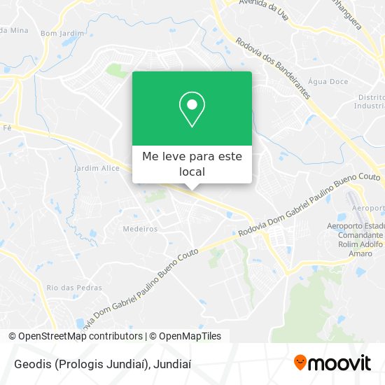 Geodis (Prologis Jundiaí) mapa