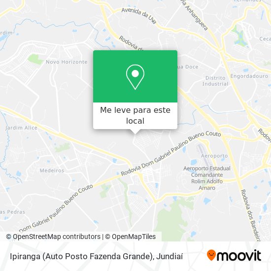 Ipiranga (Auto Posto Fazenda Grande) mapa