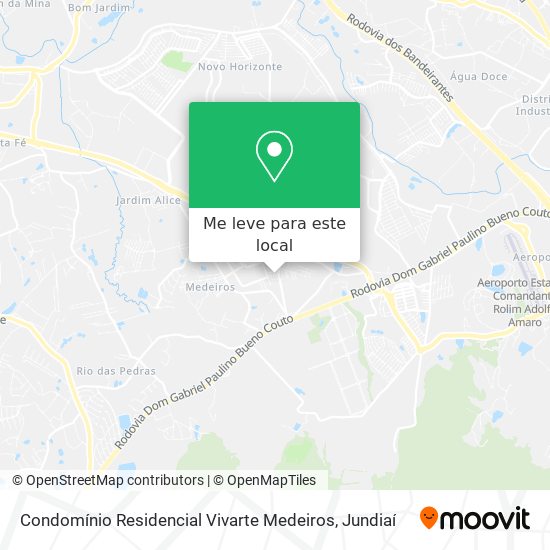 Condomínio Residencial Vivarte Medeiros mapa