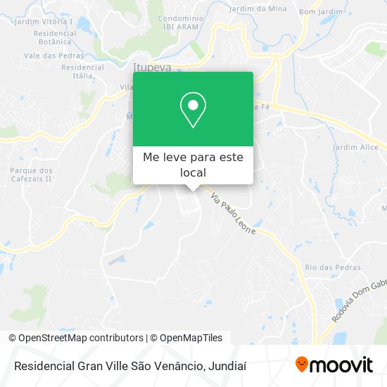 Residencial Gran Ville São Venâncio mapa