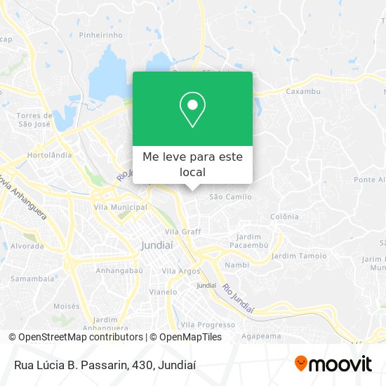 Rua Lúcia B. Passarin, 430 mapa